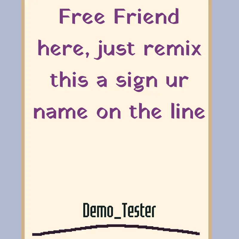 Game by @Demo_tester