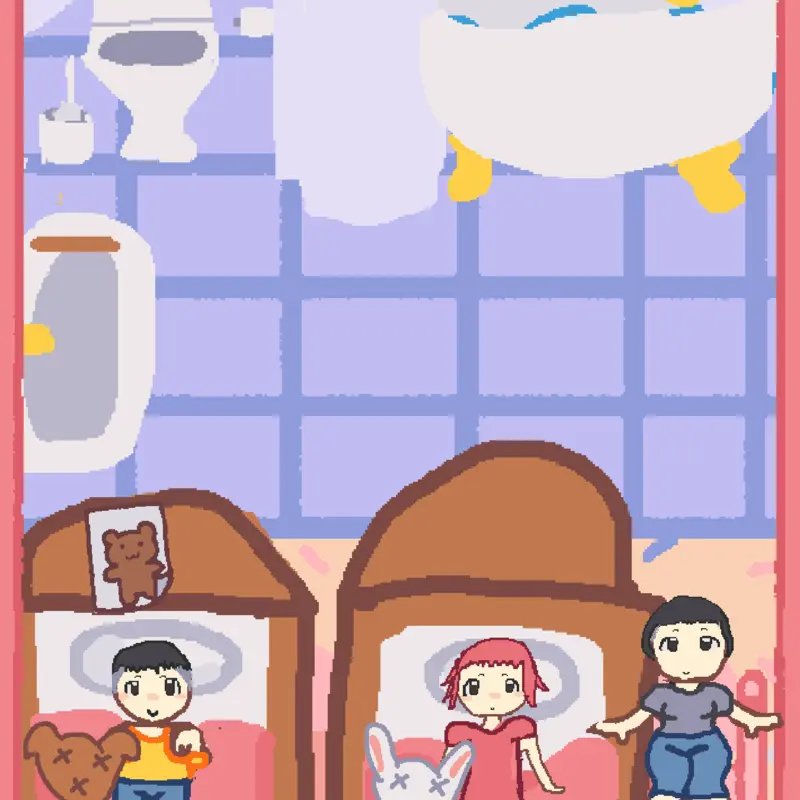 Ponyo dollhouse by @AmeliaFermin