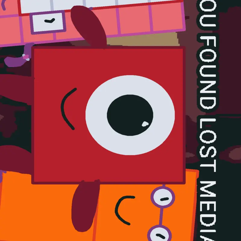 Number blocks you found lost media meme by @mrdyna