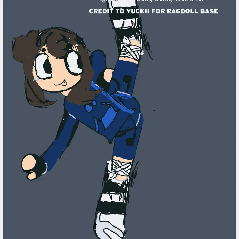 MY Oc ragdoll! by @SleepyElliot
