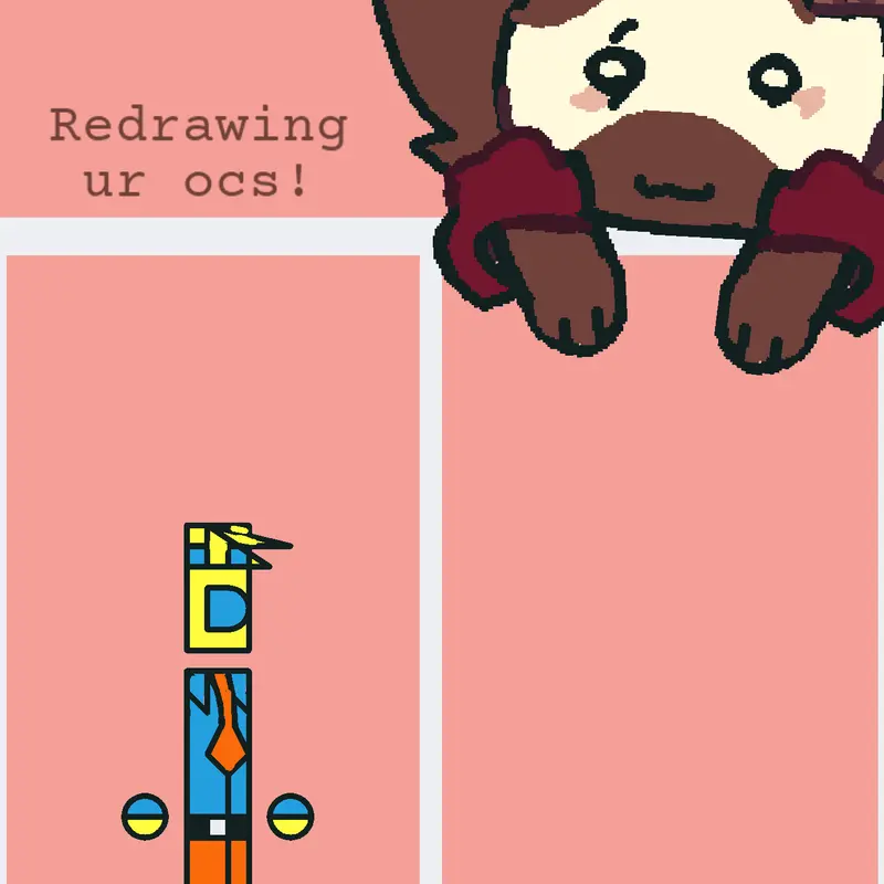 Letting someone draw Fred:D by @BoozilBoozo