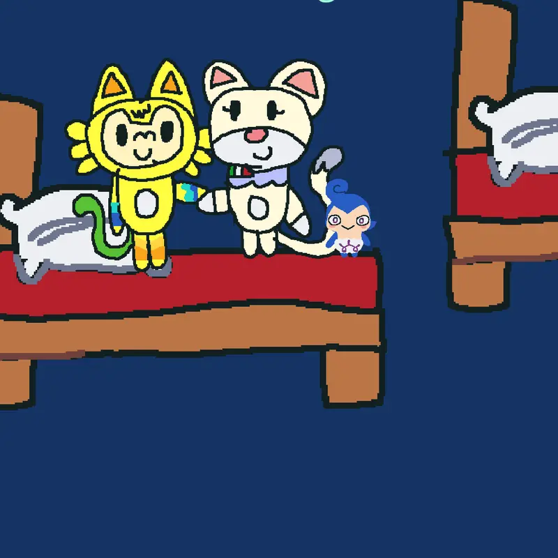 two siwwy mascotz by @That_Silly_Uzi_Doorman