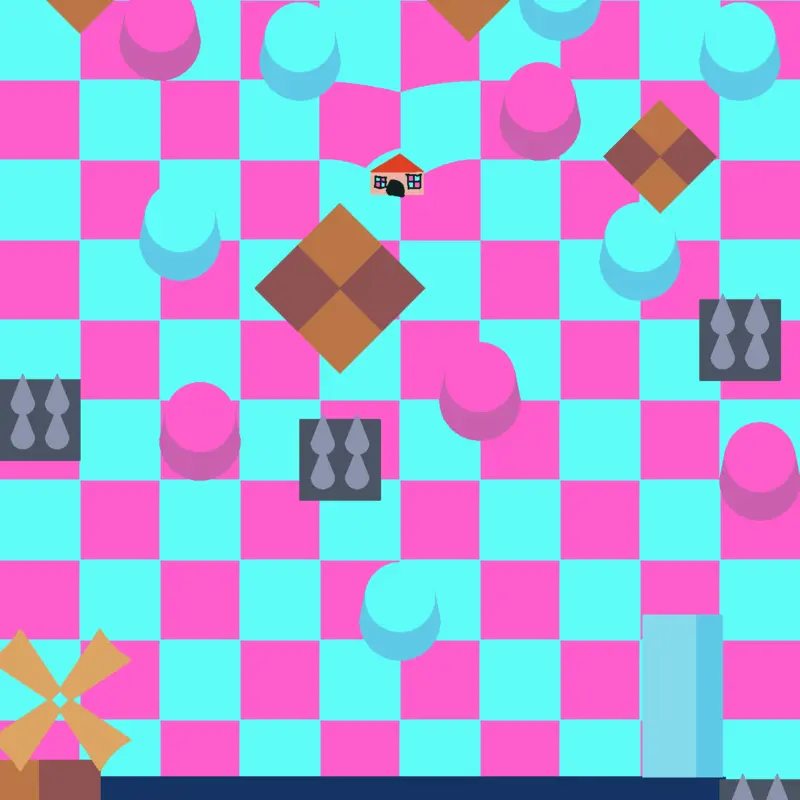 Bbyslof ball in top down golf by @bye_of_bbyslof
