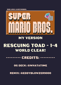 SMB1 NES - My Version: Rescuing Toad - 1-4 |...