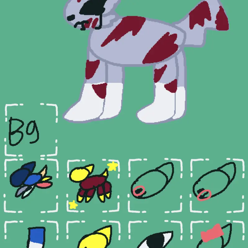 Dog dress upp by @V4mpire_squid_2