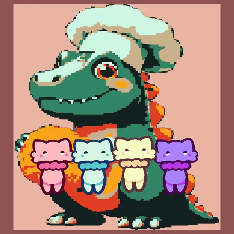 The 4 Gatos by @RRV_the_duck