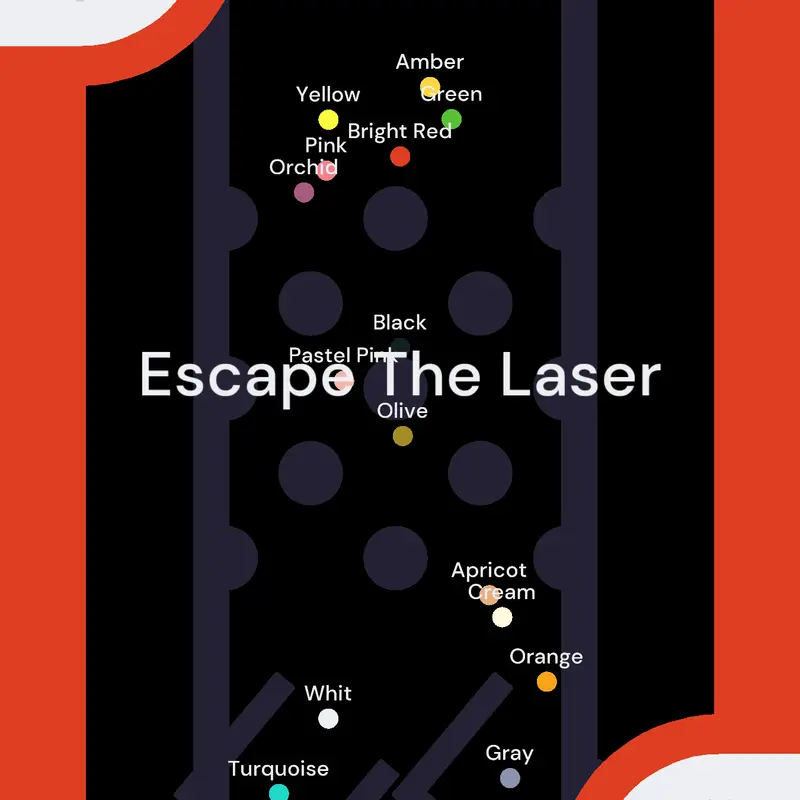 Marble Race : Escape the laser by @apace