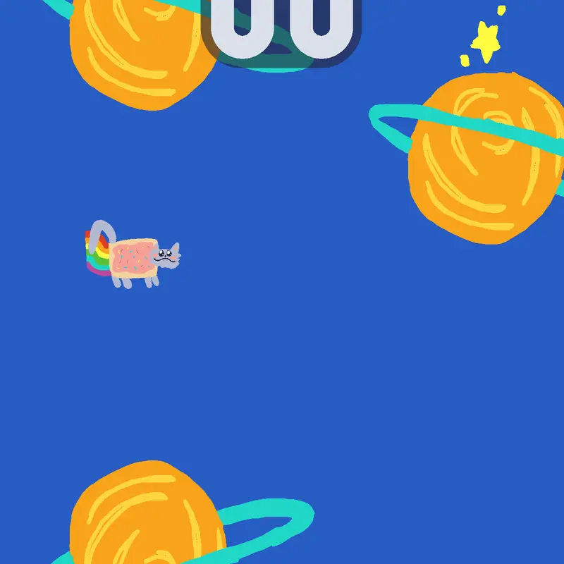Nyan cat flappy Bird by @TheQueenOfCats