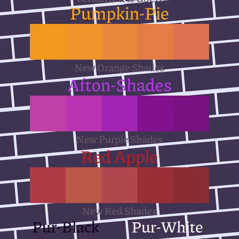 2026 Halloween Palettes Concept by @Fupay_Studio