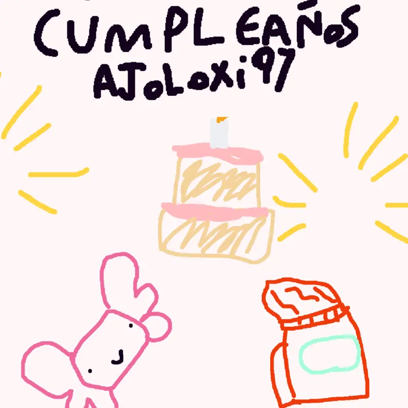 Feliz cumpleaños ajoloxi 97 by @valentino_estudios