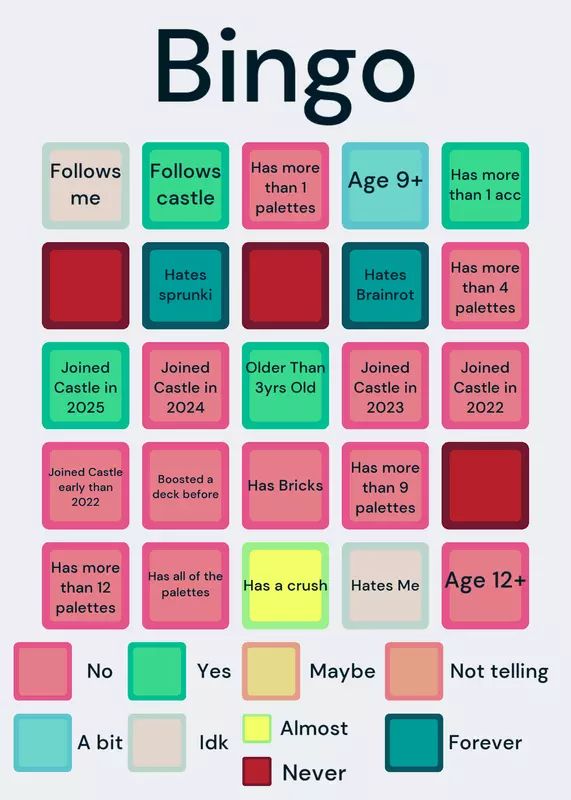 Bingo cuz me bored u know by @crumblcookies