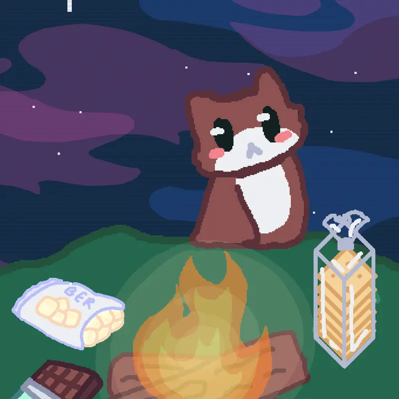 Relaxing camping night with the mukbang by @Bergirl