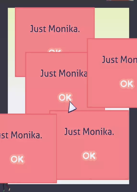 just Monika. by @MeowAndWow65