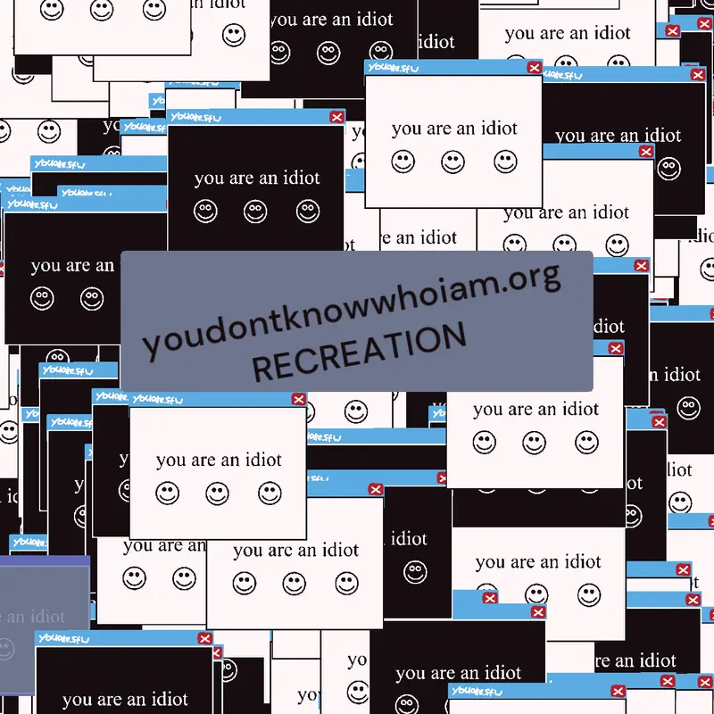 You are an idiot virus. by @Skorukh