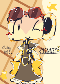 I came back with a shelly drawing wow
