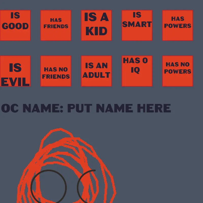 Free to use oc bingo by @goofy_gober