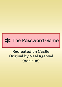 The Password Game