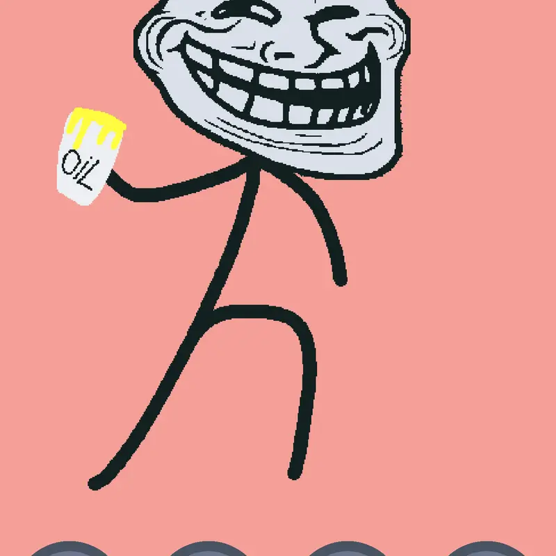 Troll face by @Walyer668
