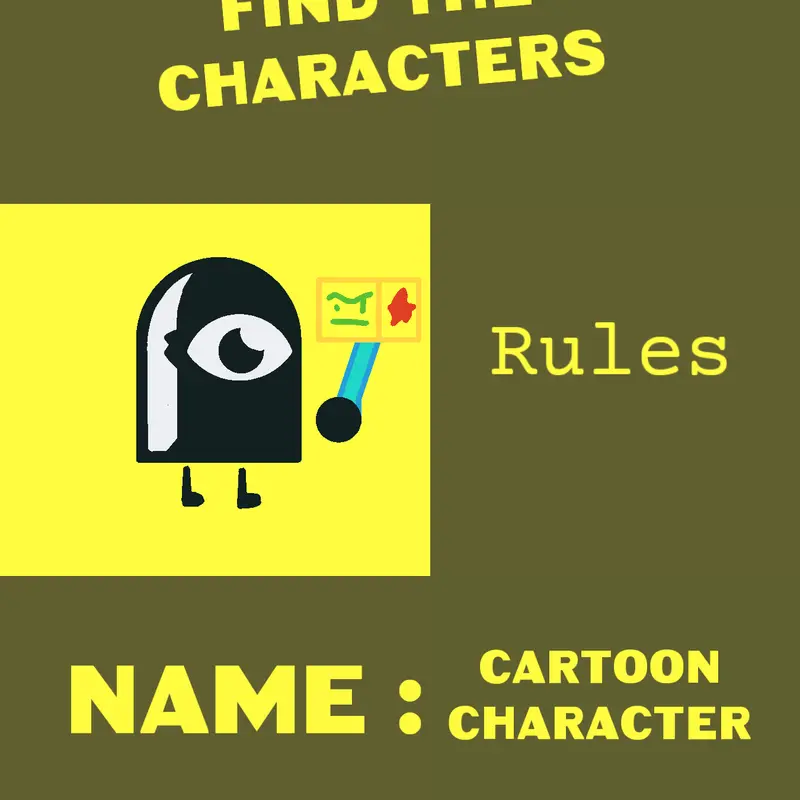Cartoony character!! by @crs12345