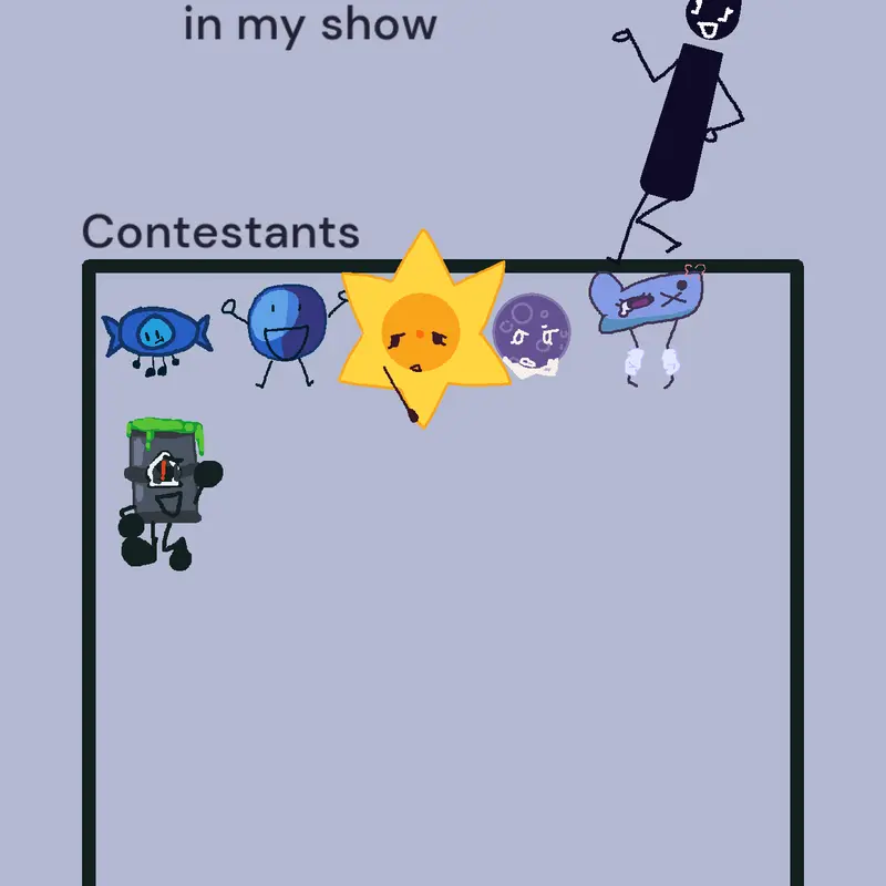 Bfdi by @Jeremy_the_megenta_cube