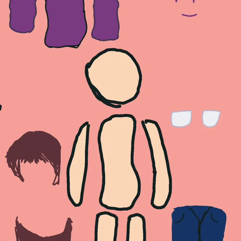 My first dress up game! by @Kat2010