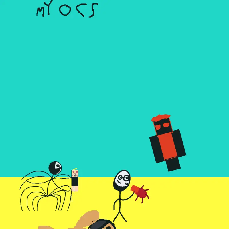 my frend moster+my ocs by @favola5779