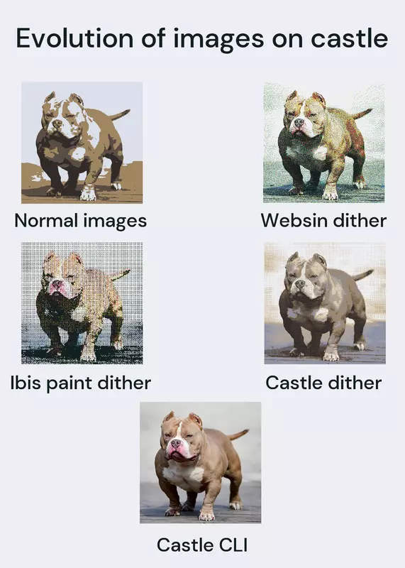 Evolution of images on castle by @pao0911