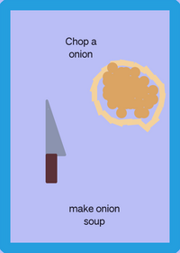 Chop a onion