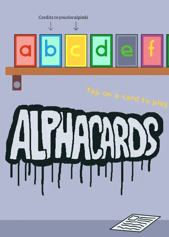 AlphaCards by @MusicalSalad