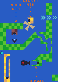 Golf but with endings