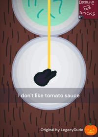 I don't like tomato sauce 🍝