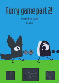 furry but black