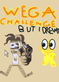 Wega challenge but I drew the enemies