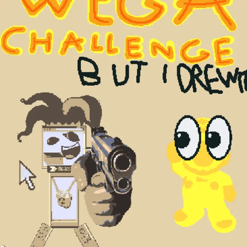 Wega challenge but I drew the enemies by @larsman99