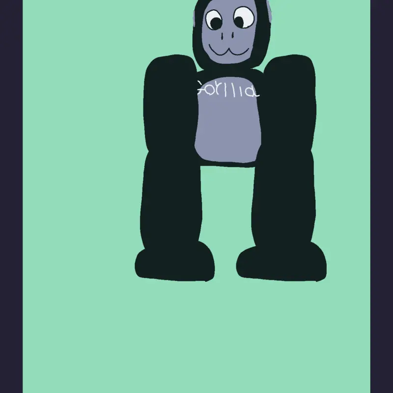 ragdolle gorilla by @opoppoppoppop
