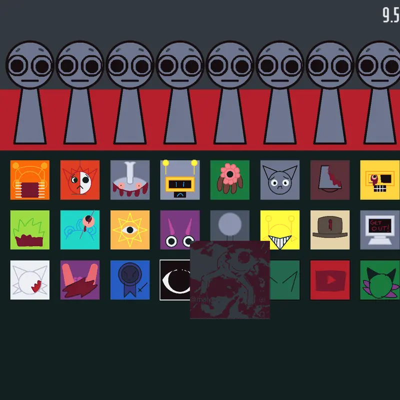 Sprunki mobile rewritten horror mode by @Rhyann