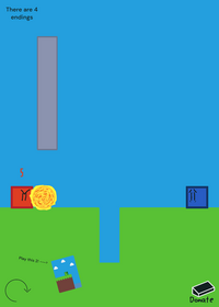 Ending game with a wall