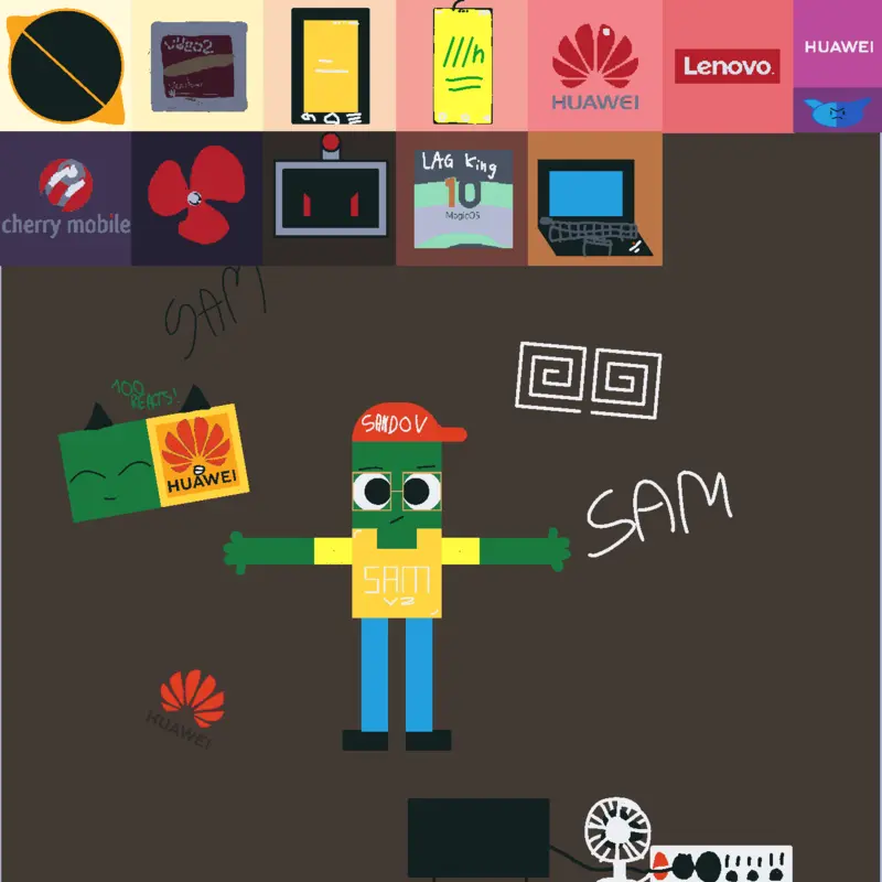 Sam V2 REMASTERED by @harrythemonikalover407