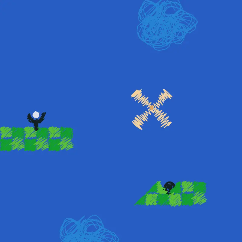 Drawing Golf by @TheKidThatMakesGames