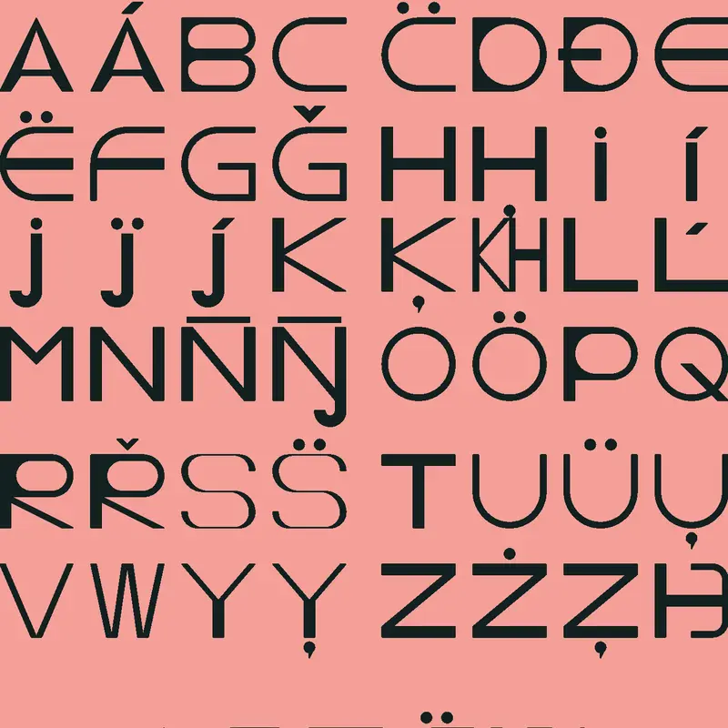 Alphabet Astenian by @Creeper_Astenia