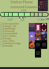 A halloween counter