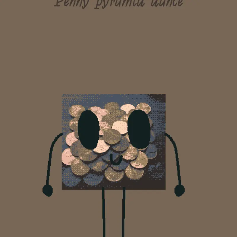Penny pyramid by @The_Penny_Pyramid