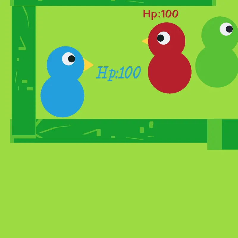 Chicken battle by @bluddiysbro456