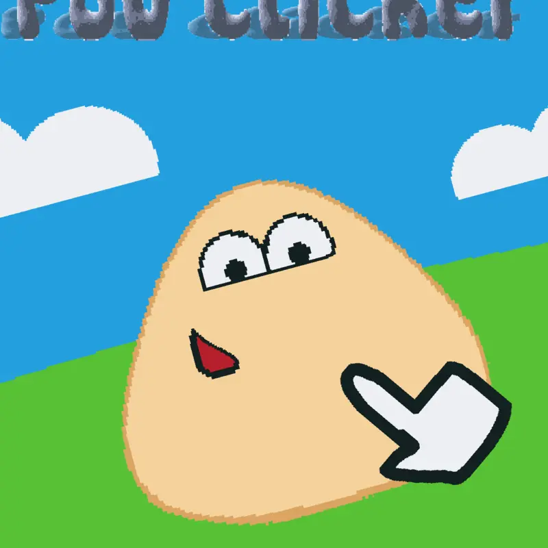 Pou clicker a fanmade game! by @GoldenappleStudio9k