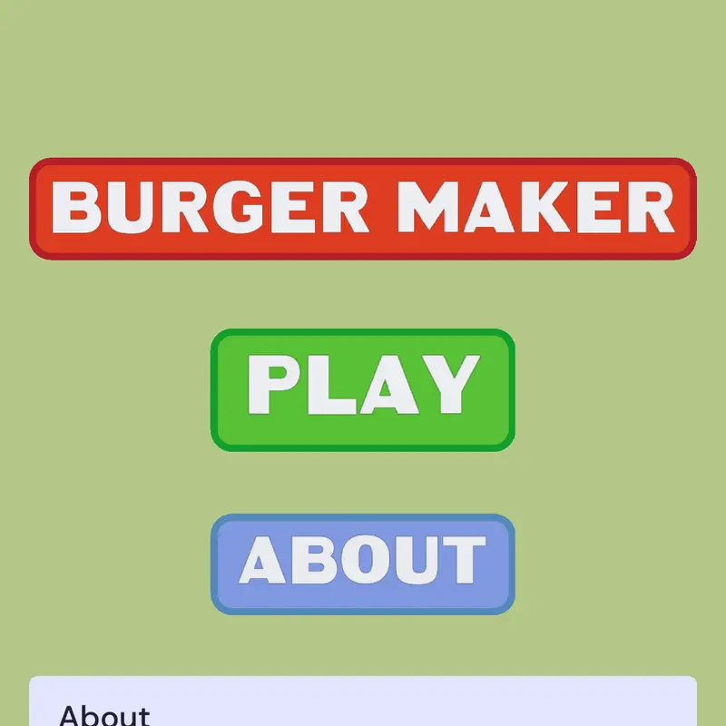 Burger (and Drink) Maker! by @MigaPlay