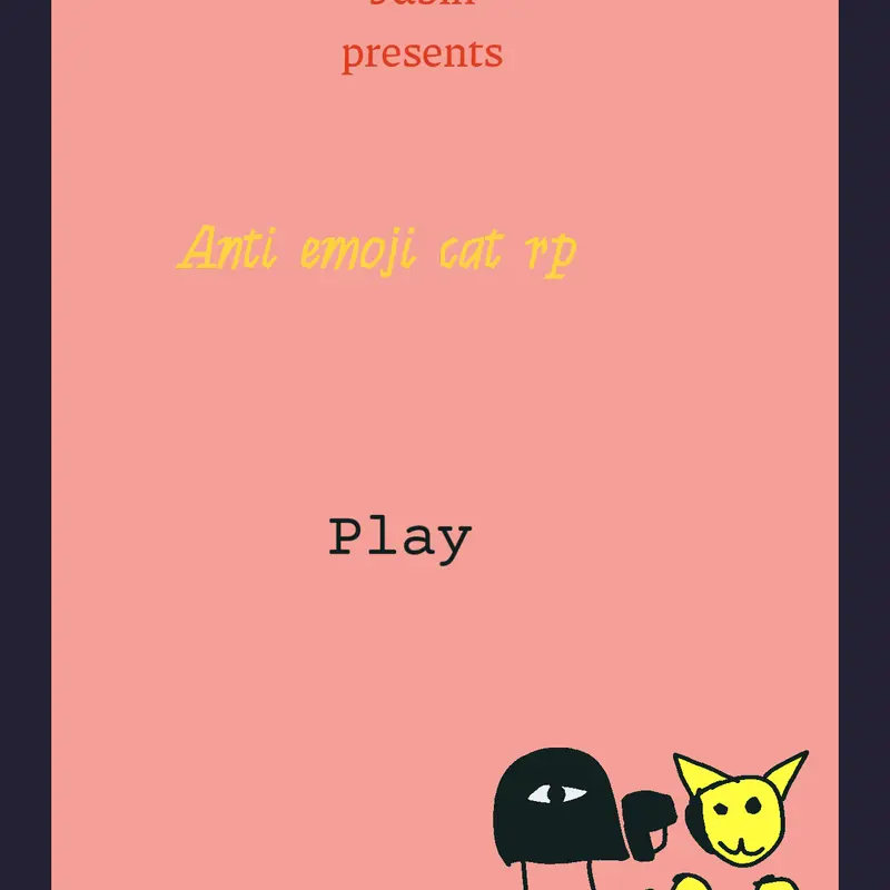 No emoji cat by @jubin