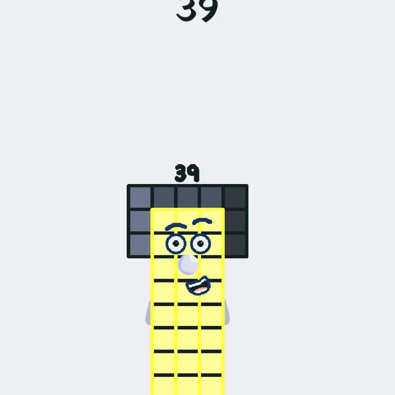 like 20? Numberblock 33 like 40? by @Kererxd