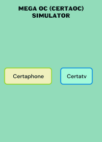 Certaphone and certatv simulator
