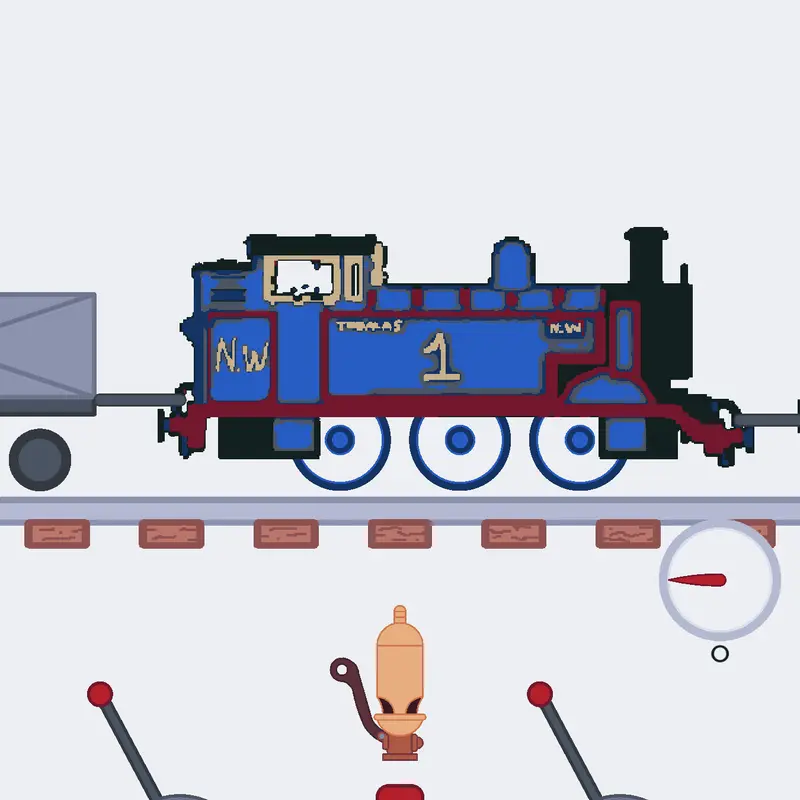Steam train crash. #train #crash by @Uelwk40