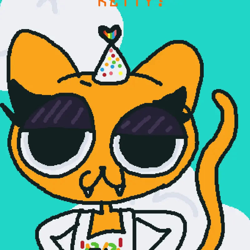 Ketty the cat! by @MEOW_MOOO